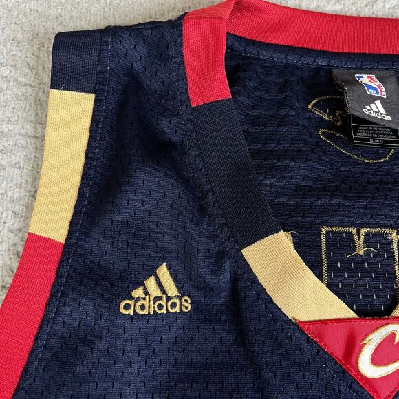 Authentic LeBron James Cleveland Cavaliers Jersey M Length +2 Adidas Stitched - Picture 5 of 14